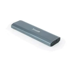 TOOQ CAJA EXTERNA SSD M.2 NGFF/NVME USB-C GRIS
