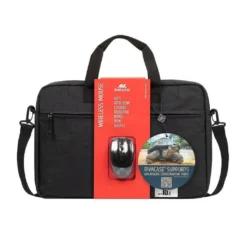 RIVACASE 8038 BUNDLE MALETIN 15,6" + RATON INALAMBRICO