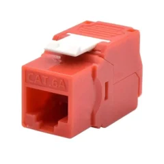 WP KEYSTONE CAT. 6A UTP RJ45/HEMBRA ROJO