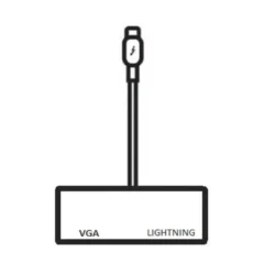 APPLE ADAPTADOR MD825ZM/A DE LIGHTNING A VGA
