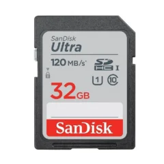 SANDISK ULTRA 32GB SDHC MEMORY CARD 120MB/S