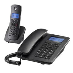 MOTOROLA C4201 TELEFONO COMBO FIJO + DECT NEGRO