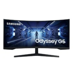 SAMSUNG MONITOR ULTRAPANOR. CURVO ODYSSEY G5 LC34G55TWWP 34" UWQHD 1MS 165HZ VA NEGRO