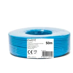 EWENT BOBINA CABLE RED CAT6A U/UTP,LSZH,50M