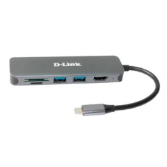D-LINK DUB-2327 6-IN-1 USB-C HUB HDMI CR PD