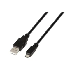 AISENS CABLE USB 2.0 A/M-MICRO B/M NEGRO 0.8M
