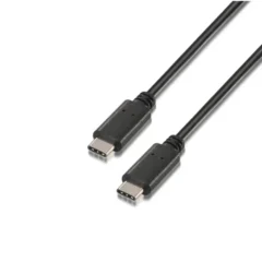 AISENS CABLE USB 2.0 3A TIPO C/M-C/M NEGRO 1.0M