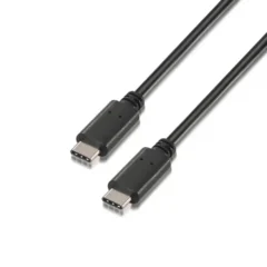 AISENS CABLE USB 2.0 3A C/M-C/M NEGRO 3.0M