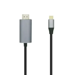 AISENS CONVERSOR USB C/M A HDMI/M 4K NEGRO 0.8M