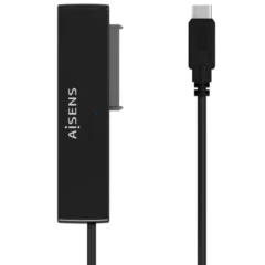 AISENS ADAPTADOR HDD 2.5"/3.5" ASE-35C02B USB TIPO-C - SATA CON ALIMENTADOR