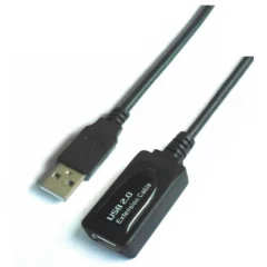 AISENS CABLE ALARGADOR USB 2.0 A101-0018 USB M - USB H 5M NEGRO