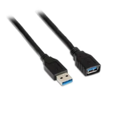 AISENS CABLE ALARGADOR USB 3.0 A105-0041 USB M - USB H 1M NEGRO