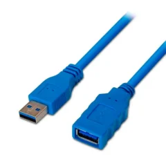AISENS CABLE ALARGADOR USB 3.0 A105-0045 USB M - USB H 1M AZUL