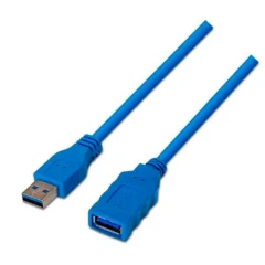 AISENS CABLE ALARGADOR USB 3.0 A105-0046 USB M - USB H 2M AZUL