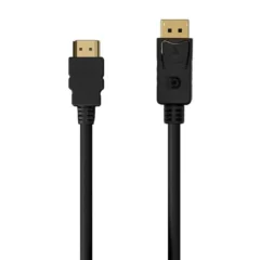 AISENS CABLE CONVERSOR A125-0550 DISPLAYPORT MACHO - HDMI MACHO 50CM NEGRO