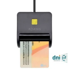 AISENS LECTOR DE DNI ASCR-SN01-BK NEGRO