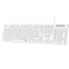 SUBBLIM TECLADO BUSINESS SLIM SILENCIOSO BLANCO