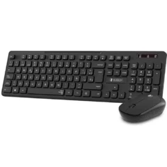 SUBBLIM TECLADO Y RATON INALAMBRICO BUSINESS SLIM CSSW10 NEGRO