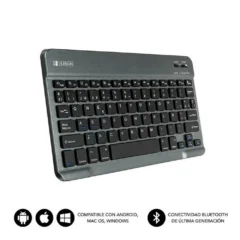 SUBBLIM TECLADO COMPACTO INALAMBRICO BT SMART GRIS