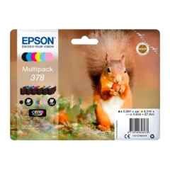 EPSON TINTA 378 PACK 6 COLORES