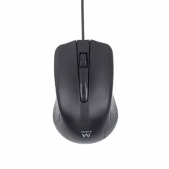 EWENT RATON USB 1000DPI 1.2MT NEGRO