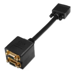 AISENS DUPLICADOR SVGA A113-0080 VGA MACHO - 2X VGA HEMBRA
