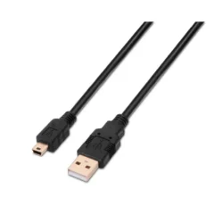 AISENS CABLE USB 2.0 A101-0023 USB MACHO - USB MINI MACHO 0.5M NEGRO
