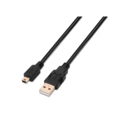 AISENS CABLE USB 2.0 A101-0025 USB MACHO - USB MINI 1.8M NEGRO