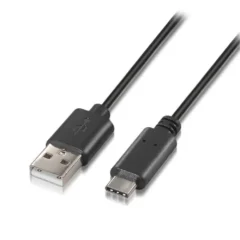 AISENS CABLE USB 2.0 TIPO-C A107-0050 USB TIPO-C MACHO - USB MACHO 0.5M NEGRO