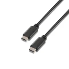 AISENS CABLE USB 2.0 TIPO-C A107-0055 USB TIPO-C MACHO - USB TIPO-C MACHO 0.5M NEGRO