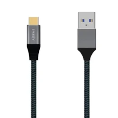 AISENS CABLE USB 3.1 A107-0632 USB TIPO-C MACHO - USB MACHO 1.5M GRIS