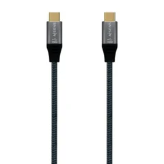 AISENS CABLE USB 3.1 TIPO-C A107-0671 20GBPS 100W USB TIPO-C M - USB TIPO-C M 1M GRIS