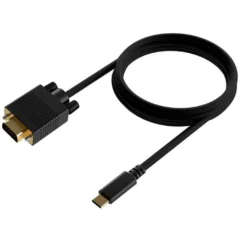 AISENS CABLE CONVERSOR A109-0693 USB TIPO-C MACHO - VGA MACHO 1.8M NEGRO