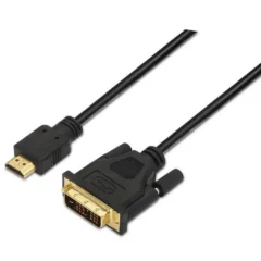AISENS CABLE HDMI A117-0090 DVI MACHO - HDMI MACHO 1.8M NEGRO