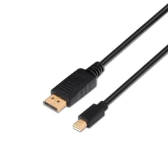 AISENS CABLE MINI DISPLAYPORT A124-0131 DP MACHO - MINI DP MACHO 2M NEGRO