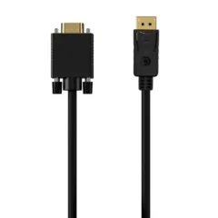 AISENS CABLE CONVERSOR A125-0552 DISPLAYPORT MACHO - VGA MACHO 1M NEGRO