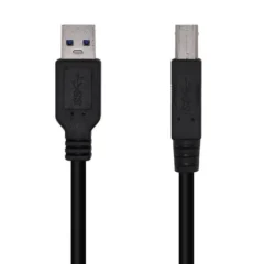 AISENS CABLE USB 3.0 IMPRESORA A105-0444 USB MACHO - USB MACHO 2M NEGRO