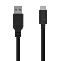 AISENS CABLE USB 3.1 A107-0449 USB TIPO-C MACHO - USB MACHO 0.5M NEGRO