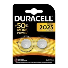 DURACELL PACK DE 2 PILAS DE BOTON DL2025B2 3V