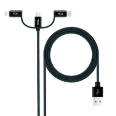 NANOCABLE CABLE USB A USB-C/MICRO USB LIGHTHNING
