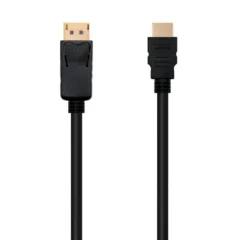 NANOCABLE CABLE CONVERSOR 10.15.4310 DISPLAYPORT MACHO - HDMI MACHO 10M NEGRO