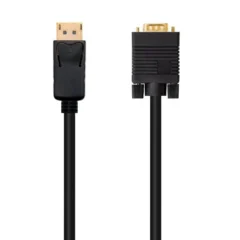 NANOCABLE CABLE CONVERSOR 10.15.4401 DISPLAYPORT MACHO - VGA MACHO 1M NEGRO