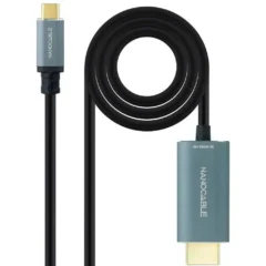 NANOCABLE CABLE CONVERSOR 10.15.5162 USB TIPO-C MACHO - HDMI MACHO 1.8M NEGRO