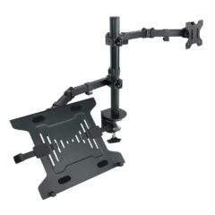 TOOQ SOPORTE DE MESA ORIENTABLE INCLINABLE DB1200TN-B PARA TV Y PORTATIL DE 13-32"