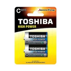 TOSHIBA PACK DE 2 PILAS C 2 LR14 1.5V ALCALINAS