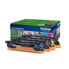 BROTHER TONER TN-243CMYK MULTIPACK CIAN MAGENTA AMARILLO NEGRO