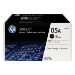 HP TONER Nº 05A MULTIPACK 2X NEGRO