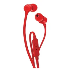JBL AURICULARES INTRAUDITIVOS TUNE 110 CON MICROFONO JACK 3.5 ROJO