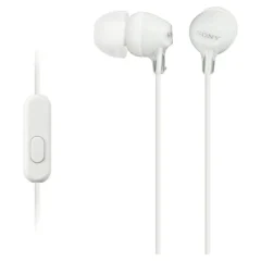 SONY AURICULARES INTRAUDITIVOS MDR-EX15AP CON MICROFONO JACK 3.5 BLANCOS