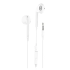 TECH ONE TECH AURICULARES EARTECH TEC1001 CON MICROFONO JACK 3.5 BLANCOS